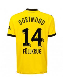 Borussia Dortmund Niclas Fullkrug #14 Heimtrikot 2023-24 Kurzarm